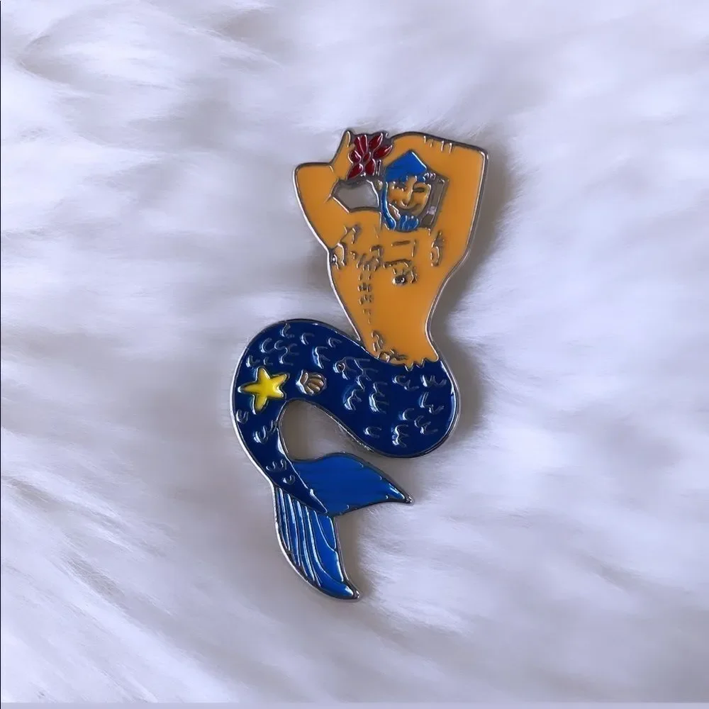 Merman 🧜‍♂️ Enamel Pin/ Brooch